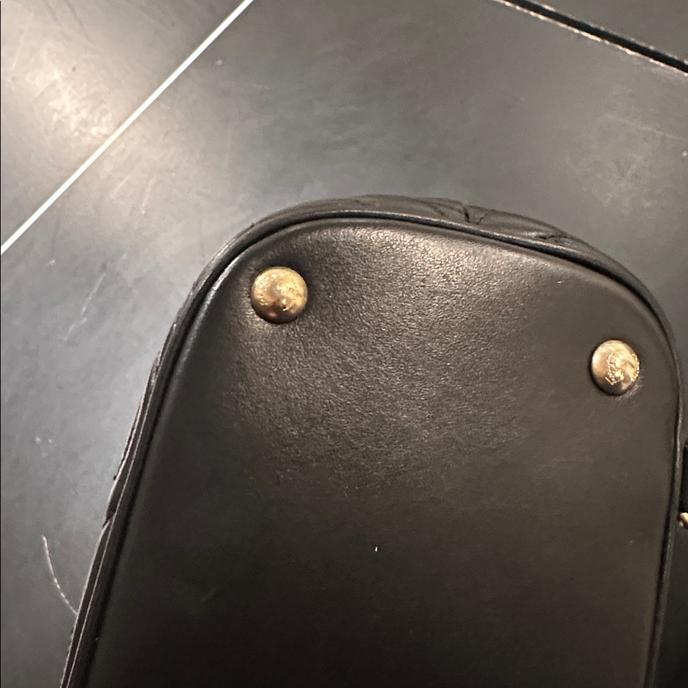 Salvatore Ferragamo Black Backpack with Gold Chain - Picture 6 of 7